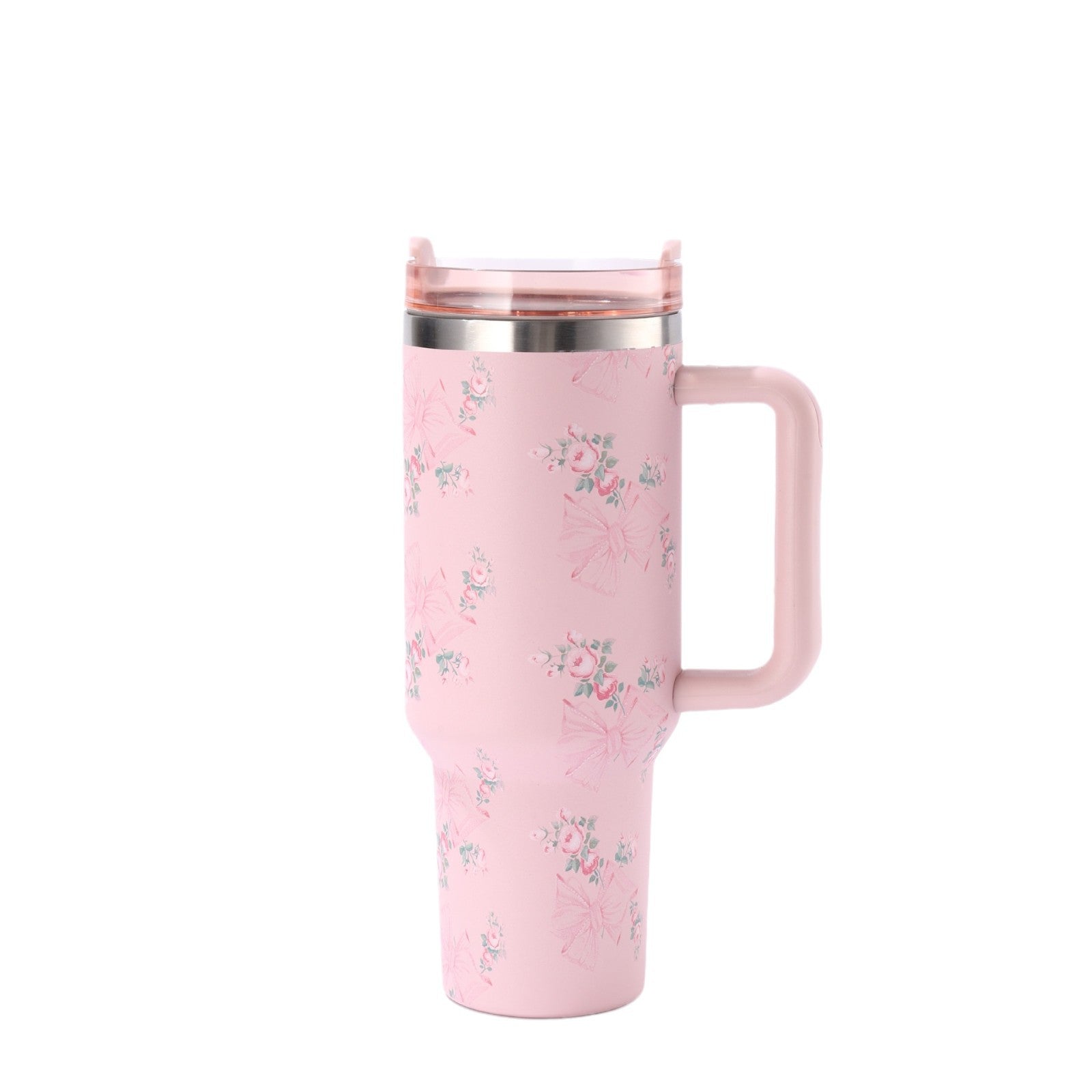 Wholesale Bowknot 40oz 304 Stainless Steel Vacuum Cup Large Capacity Ice Cup with Handle